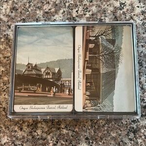 Vintage Oregon Shakespearean Festival playing cards